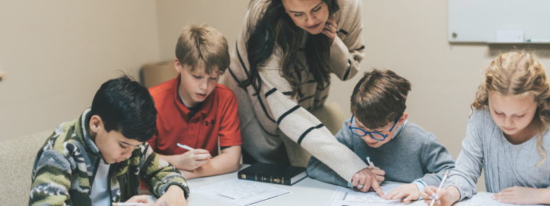 Man reading his Bible at Harvest Desoto Church.